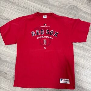 Majestic Red Sox Playoffs Graphic Tee